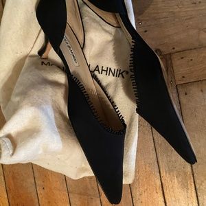 Vintage Manolo  Blahnik Sexy Kitten Heel